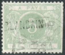 Belgique Timbre-taxe (TX) - Surcharge Locale De Distributeur - BLANDAIN - (F970) - Timbres