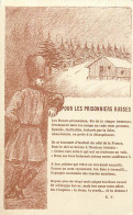 - Guerre 1914-18 -ref-N483- Pour Les Prisonniers Russes - Poème De  E. V. - Russie -  Illustrateurs - - Guerre 1914-18