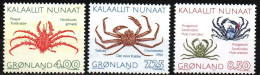 Grönland 1993 - Mi.Nr. 231 - 233 - Postfrisch MNH - Tiere Animals Krabben Crabs - Crustáceos