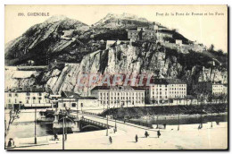 CPA Grenoble Pont De La Porte De Frannce Et Les Forts - Grenoble