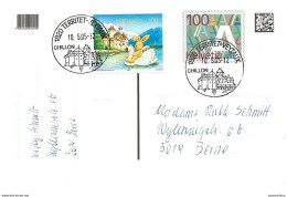 433 - 27 - Entier Postal  Avec Affranchissement Complémentaire - Cachets Illustrés Territet-Veytaux 2005 - Ganzsachen