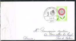 FLOR-L217 - BELGIQUE Cachet Comm. De Bruxelles Europa 1965 - Autres & Non Classés