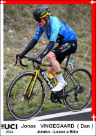 Jonas  Vingegaard  2024  Cyclisme  1 Cards Format Carte Postal  (2) - Wielrennen