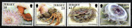Jersey 1994 - Mi.Nr. 665 - 668 - Postfrisch MNH - Tiere Animals Krabben Crabs - Schaaldieren