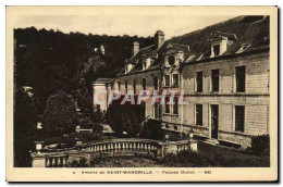 CPA Abbaye De Saint Wandrille Facade Ouest - Saint-Wandrille-Rançon