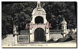 CPA Saint Wandrille Entree De L Abbaye  - Saint-Wandrille-Rançon