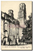 CPA Abbaye De Jumieges Ruines De L Eglise Notre Dame Cote Nord  - Jumieges