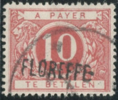 Belgique Timbre-taxe (TX) - Surcharge Locale De Distributeur - FLOREFFE - (F979) - Timbres