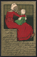 Künstler-AK M.Munk Nr.139: Mutter Mit Kind Auf Dem Arm  - Unclassified