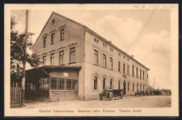 AK Kleinschönau, Blick Auf Den Gasthof V. Max Fritsche  - Schlesien