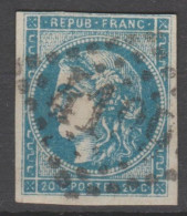 TBE N°45C Signé Cote 70€ - 1870 Bordeaux Printing