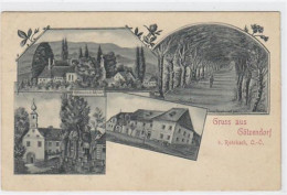 39007704 - Kuenstlerkarte Von Goetzendorf Bei Rohrbach. Gesamtansicht Teilansicht Vom Schloss Schloss Allee Gasthaus Ge - Other & Unclassified