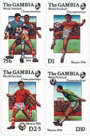 729561 HINGED GAMBIA 1986 COPA DEL MUNDO DE FUTBOL. MEXICO-86 - Gambia (1965-...)