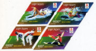 Vietnam Viet Nam MNH Perf Withdrawn Stamps 2008 : Beijing Olympic In China / Taekwondo / Swimming (Ms968) - Vietnam