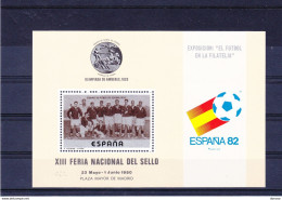 ESPAGNE 1982 Coupe Du Monde De Football Feuillet Souvenir NEUF** MNH - Unused Stamps