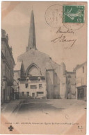 LOUDUN  Chevet De L'église Saint Pierre Et Place Carnot - Loudun