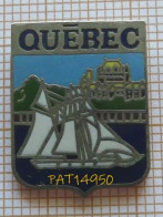 PAT14950 CANADA QUEBEC   BLASON Avec Bateau Voilier En Version EGF - Steden