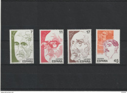 ESPAGNE 1986  Célébrités Yvert 2468-2471 NEUF** MNH - Nuovi