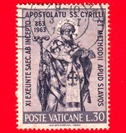 VATICANO - Usato - 1963 - 11º Centenario Dell'apostolato Dei Santi Cirillo E Metodio - S. Cirillo  - 150 L. • - Usati