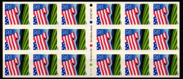 USA F-Bl. 21 Postfrisch Folienblatt 21 Flagge über Feld #KV205 - Autres & Non Classés