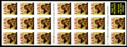 USA F-Bl. 20 Postfrisch Folienblatt 20 Grußmarke Love #KV204 - Sonstige & Ohne Zuordnung