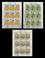 Belarus 2019 Mih. 1303/05 Flora. Mushrooms. Lichens (3 M/S) MNH ** - Belarus