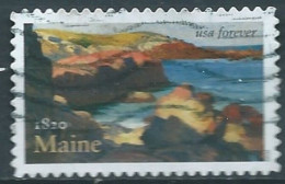 VEREINIGTE STAATEN ETATS UNIS USA 2020 CENTENARY OF MAINE STATEHOOD F USED ON PAPER SN 5456 MI 5694 YT 5303 - Used Stamps