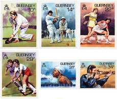 729574 HINGED GUERNSEY 1986 DEPORTES - Guernsey