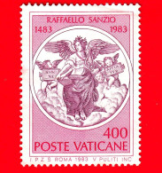 VATICANO - Usato - 1983 - 5º Centenario Della Nascita Di Raffaello Sanzio - Poesia - 400 L. - Gebraucht