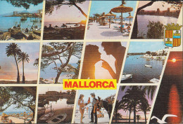 Spanien - Mallorca - 13 Old Views - Couple - Sun - Nice Stamp - Mallorca