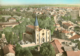 CPM*81* GAILLAC - Vue Aérienne De L'Église Saint-Jean * Ed. Lapie N°6 * 2 Scans - Gaillac