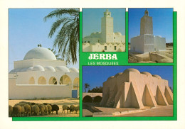 CPM*Tunisie- DJERBA _ LES MOSQUÉES_Multivues_ SUP* 2 Scans - Túnez