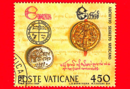 VATICANO - Usato - 1984 - Istituzioni Culturali E Scientifiche Della Santa Sede - Sigilli Dell'archivio Vaticano - 450 - Oblitérés