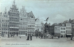 Antwerpen Grote Markt En Het Standbeeld Brabo - Antwerpen