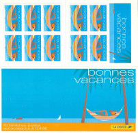 FRANCE 2002 - Vacances - Bande Carnet N° BC 3494A Non Pliée Neuf ** - Gelegenheidsboekjes