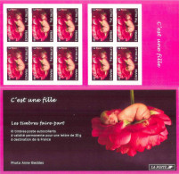 FRANCE 2005 - C'est Une Fille - Bande Carnet N° BC 3804 Non Pliée Neuf ** - Commemoratives