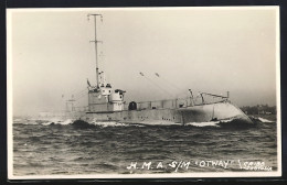AK U-Boot HMASM Otway In Voller Fahrt  - Guerra
