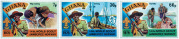 729578 MNH GHANA 1975 14 JAMBOREE MUNDIAL EN NORUEGA - Ghana (1957-...)