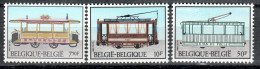 BELGIE : 2079-81 ** MNH – Tram - Trolley (1983) - Nuevos