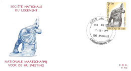 COB - FDC N° 312 - Timbre N° 1554 - 1961-1970