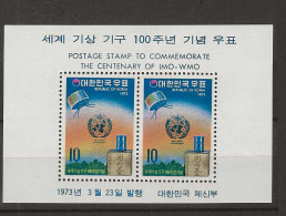 1973 MNH South Korea Mi Block 360 Postfris** - Korea (Süd-)