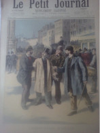 Le Petit Journal 263 Arrestation Arton Partition Le Moineau Sans Nid Enrolements Volontaires 1892 Lami Musée Versailles - Revues Anciennes - Avant 1900