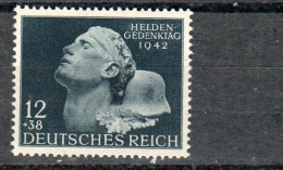 DEUTCHES REICH 736 MNH  **  HERO DAY 1942 - Ungebraucht