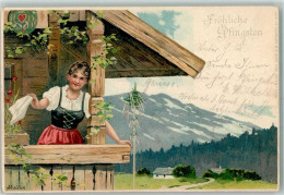 39826904 - Frau Tracht Berge Sign. Mailick Verlag Suess Nr.377 - Pentecôte