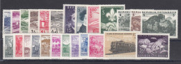 AUSTRIA - Komplettjahrgang 1962 (25 Werte) Mi-Nr. 1103-1127, MNH** - Ganze Jahrgänge