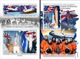 Niger 2023, 20th Tragedy Of Space Shuttle Columbia, 4val In BF +BF - Afrika