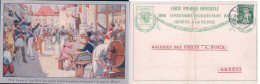 Genève, Entier Postal 5 Ct Du Centenaire De La Réunion De Genève à La Suisse, Place Du Molard (8) - Interi Postali