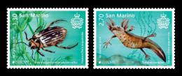 San Marino 2024 Mih. 2946/47 Europa. Underwater Fauna And Flora. Beetle And Newt MNH ** - Unused Stamps