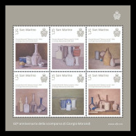 San Marino 2024 Mih. 2948/53 (Bl.112) Paintings By Giorgio Morandi MNH ** - Nuevos