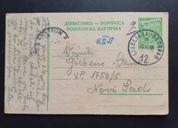 Yugoslavia, Slovenia 1958  Stationary Sent To Novi Sad,  With Stamp LJUBLJANA-BEOGRAD (No 3048) - Andere & Zonder Classificatie